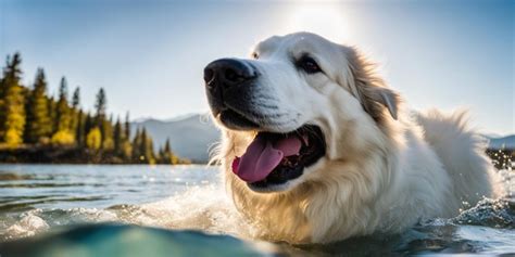 do great pyrenees like to swim